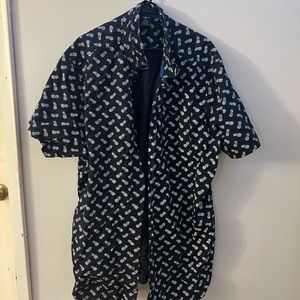 5XL Button Up Short Sleeve